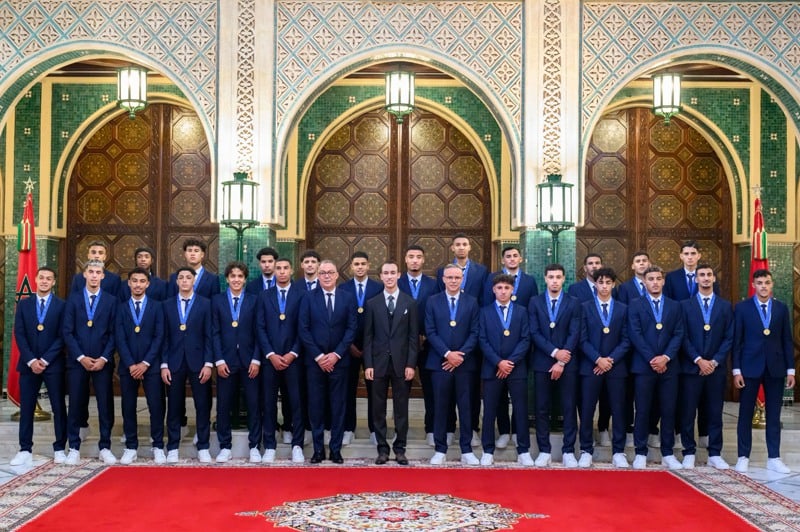 ولي العهد الأمير مولاي الحسن يترأس حفل استقبال أبطال كأس العالم تحت 20 سنة