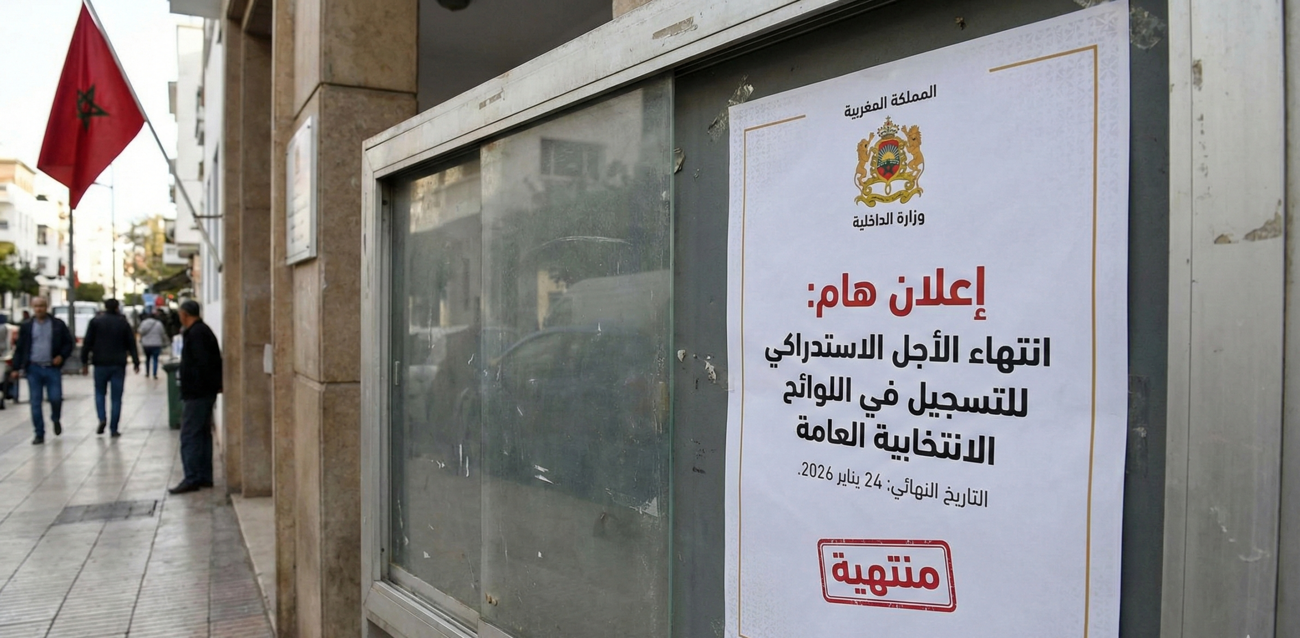 انتهاء الأجل الاستدراكي لإيداع طلبات التسجيل في اللوائح الانتخابية