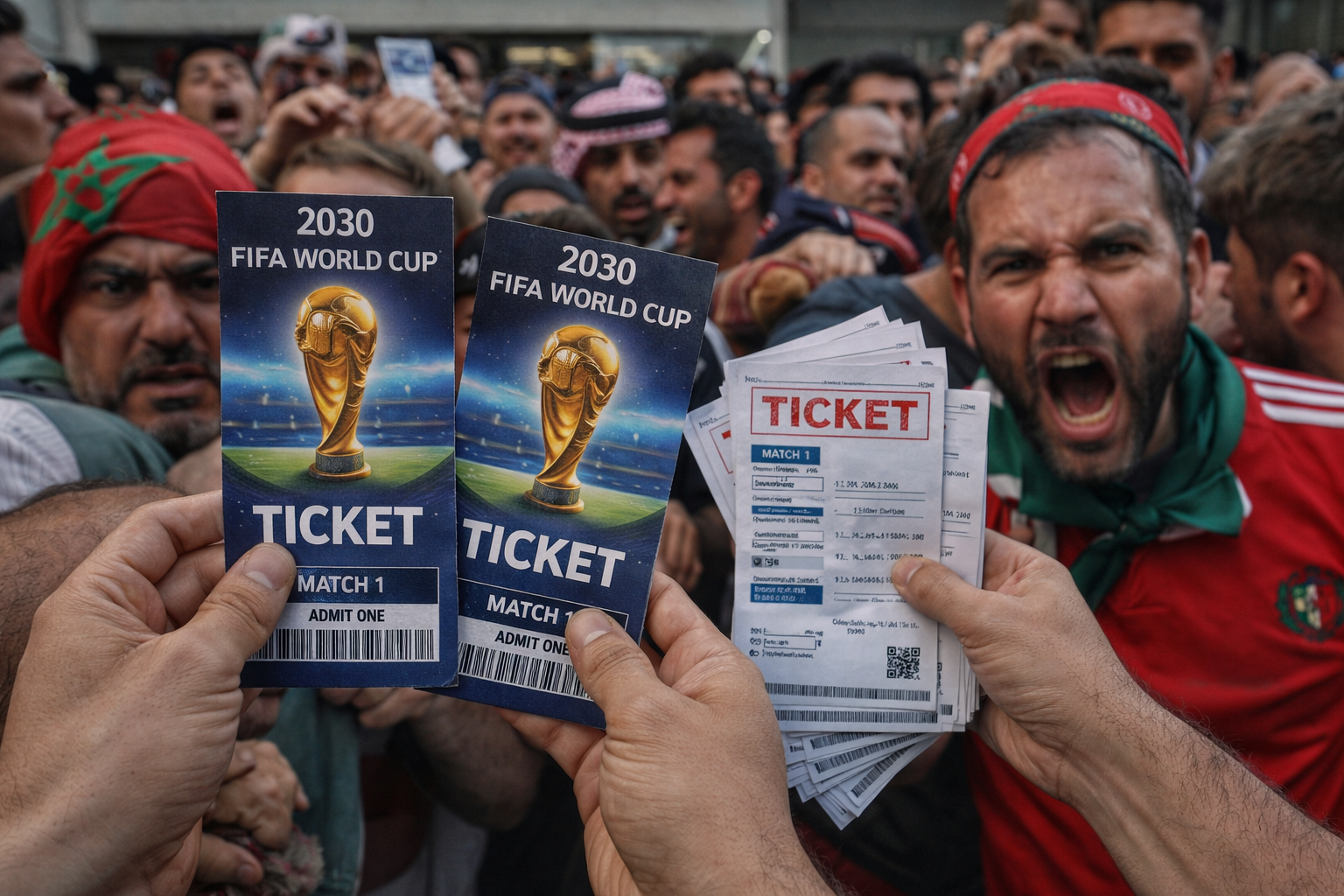 أزمة تذاكر كأس العالم 2030.. غضب الجماهير بين التنظيم وسوق إعادة البيع