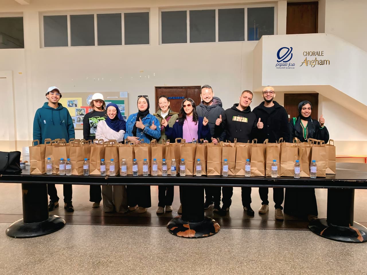 كورال “أنغام”استضافت التحضيرات موائد رحمة رمضانية في الكنيسة كاتدرائية الرباط