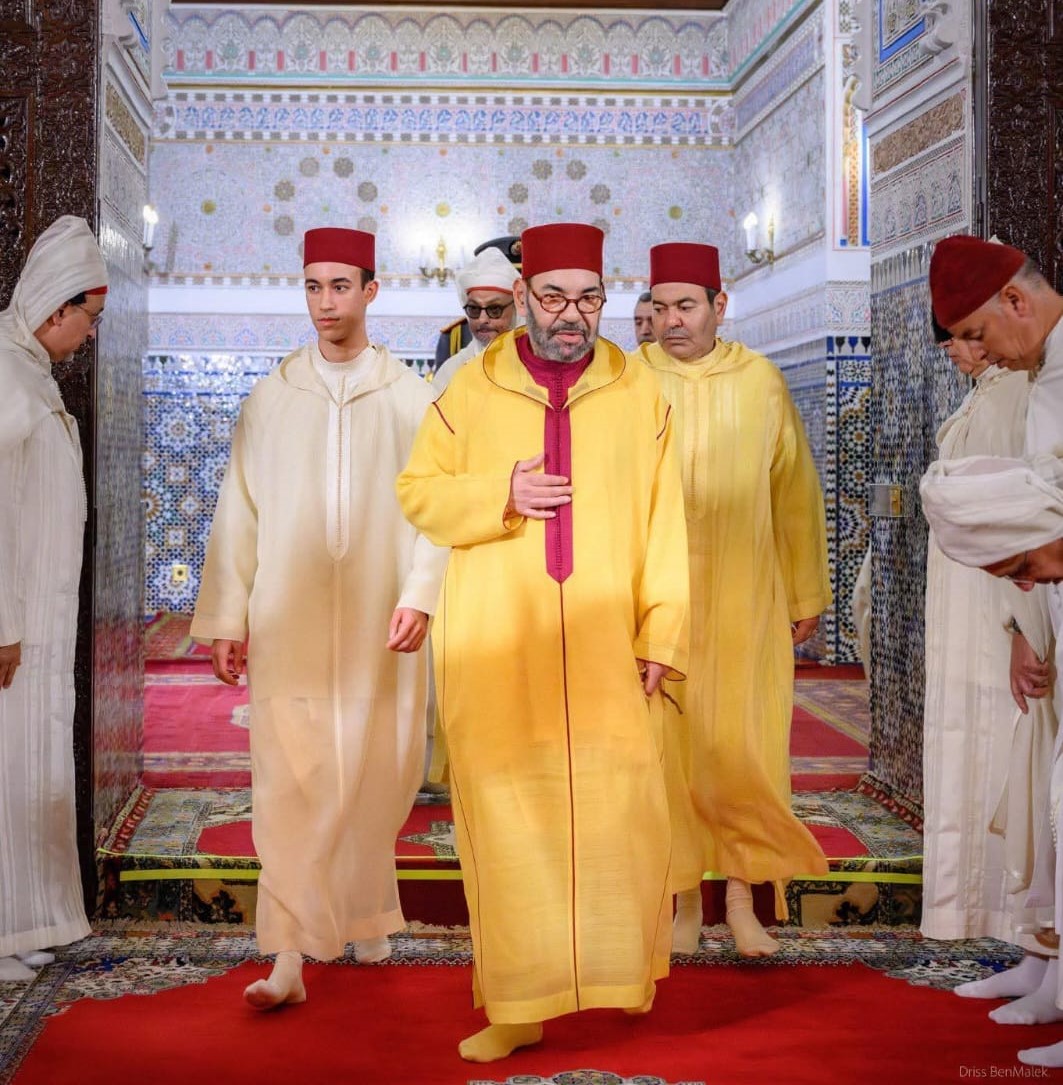 الملك محمد السادس يترأس حفلاً دينياً بالقصر الملكي في الرباط إحياءً لليلة القدر المباركة