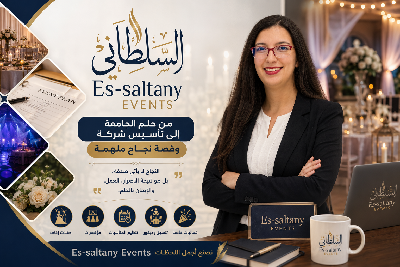 ياسمين السلطاني.. رحلة نجاح من الحلم الجامعي إلى عالم ريادة الأعمال